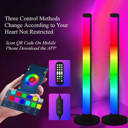 LED Desktop Ambient Light with Remote Control and APP Control Music Synchronization Lighting Esports Game Mood Table Lamp