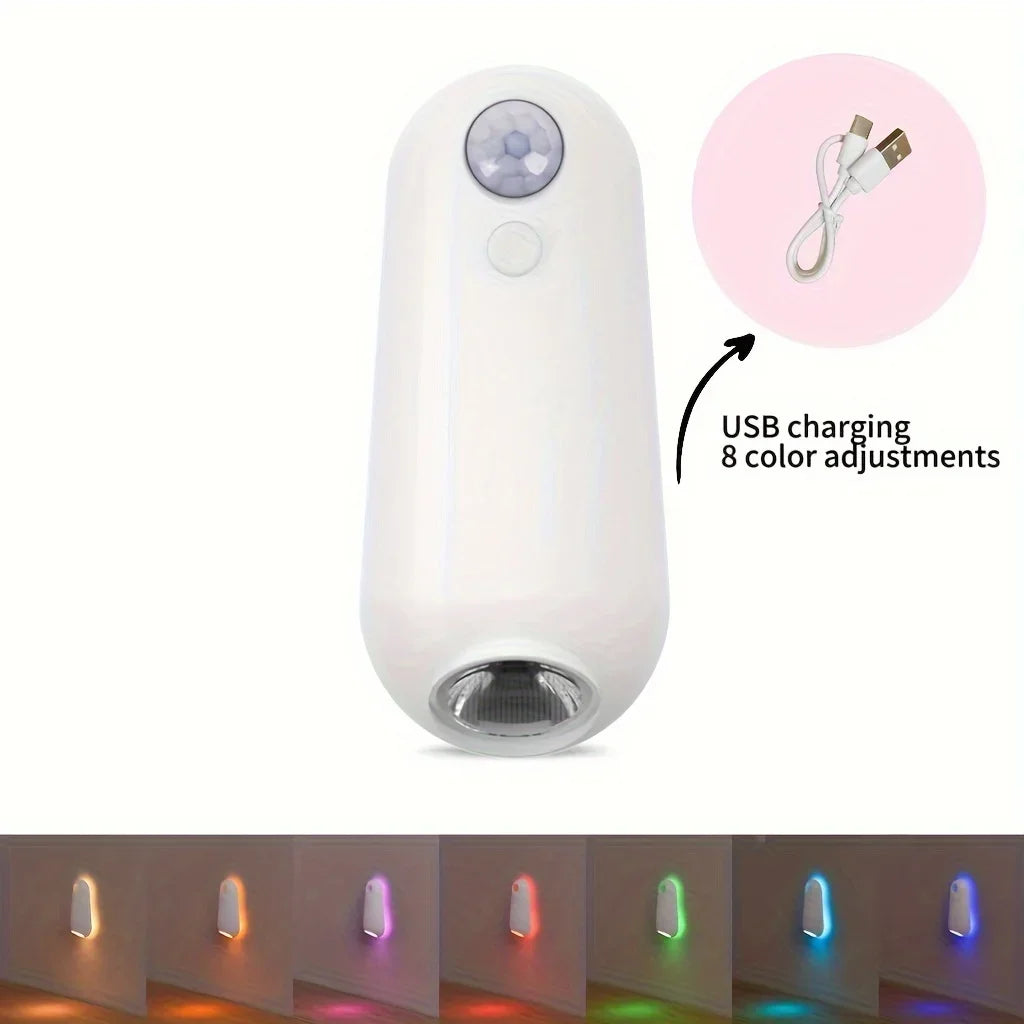 LED Motion Sensor Light Adjustable Brightness Indoor Motion Sensor Lights for Stair Toilet Bowl Inside Bathroom Stairs Step
