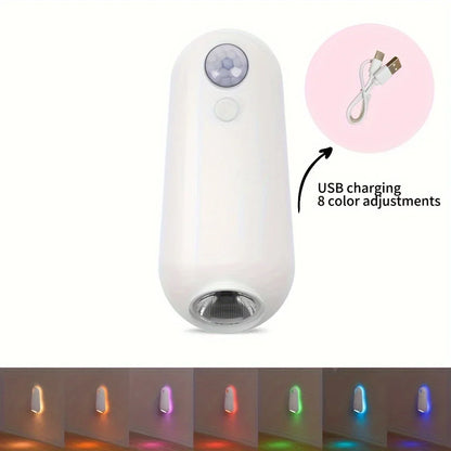 LED Motion Sensor Light Adjustable Brightness Indoor Motion Sensor Lights for Stair Toilet Bowl Inside Bathroom Stairs Step