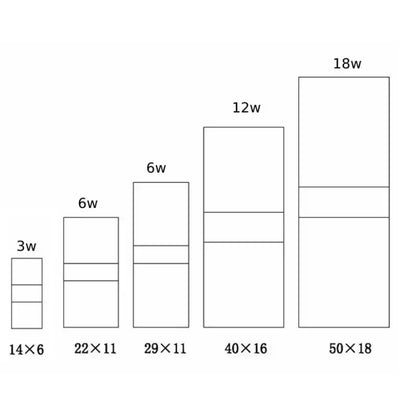 LED Acrylic Wall Light AC85-265V Long Style Living Room Corridor Bedroom 3/6/12W  Bedhead Art Decoration Indoor Wall Lights