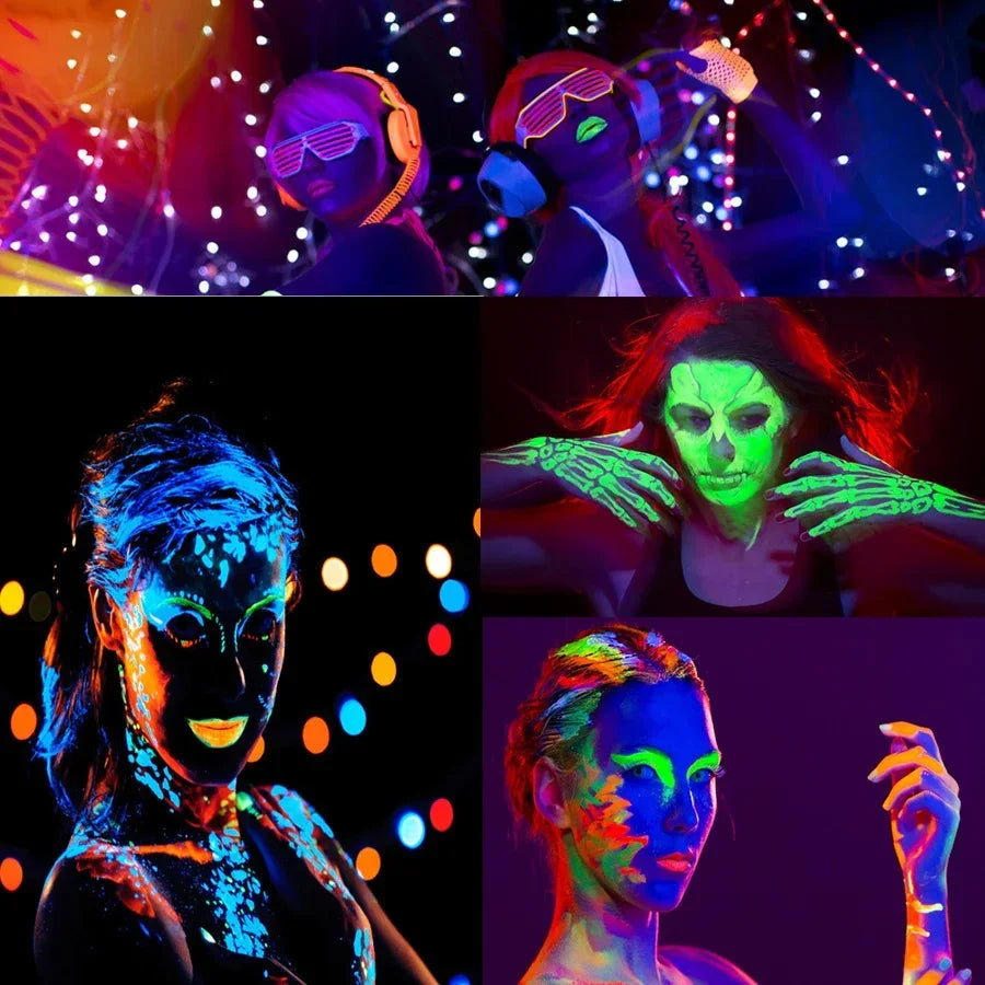 UV Led Strip Black Light DC 12V 385-400nm Flexible Ribbon for Glow Party Fluorescent Dance Birthday Halloween Posters Room Decor