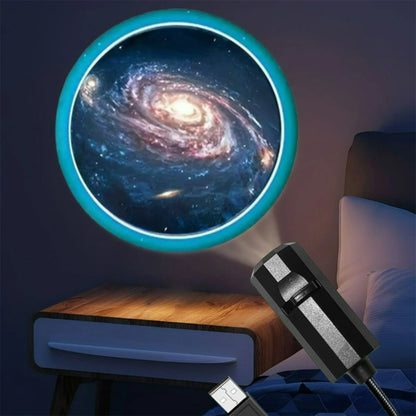 USB Starry Sky Ceiling Projection Light 360 ° Angle Adjustable Decoration Bedroom Children's Gift